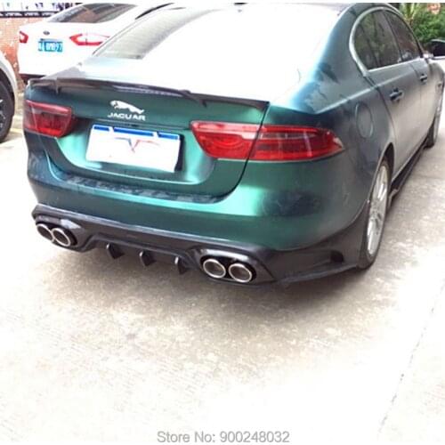For Jaguar XE Spoiler 2015 2016 2018 Carbon Spoiler Wing Trunk Lip Boot Cover Car Styling