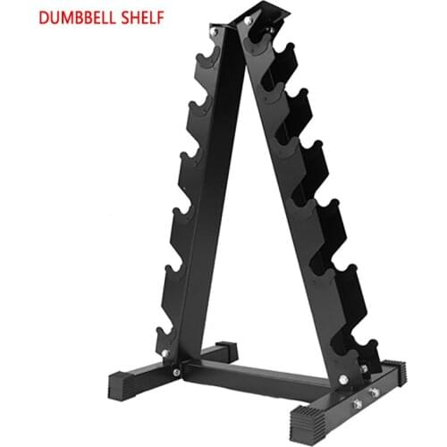 Durable Steel Dumbbell Rack Detachable Gym Dumbbell Holder Home Dumbbell Support 6-Pairs Dumbbells Shelf Gym Equipment 1pc
