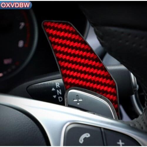 Carbon Fiber Car Steering Wheel Shift Paddle For Mercedes Benz W176 W246 W205 W212 W222 C117 W218 X156 X205 C292 Accessories