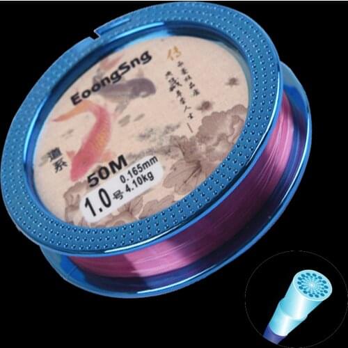 WALK FISH 50M Nylon Monofilament Fishing Line Japanese Super Strong Fishing Line Wear-Resistant Line Sea Fishing Accessories