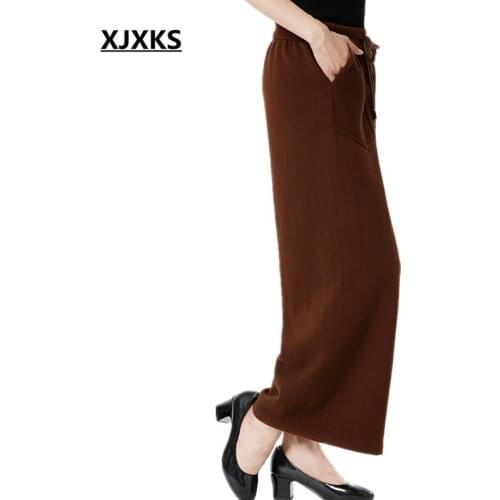 XJXKS Women's Wide Trousers