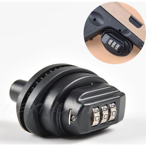 Zinc Alloy Trigger Lock with 2 Keys for Firearms Pistol Air Rifle Gun Parts Accessories Hunting Accessory