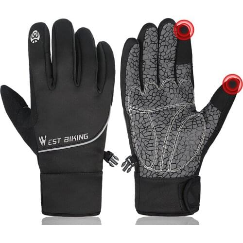 Winter Warm Full Finger Bike Gloves Thicken Touch Screen Men Women Cycling Gloves Sport Running Ski MTB Bicycle Motorcycle Glove