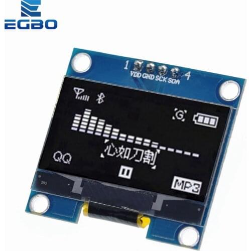1.3" OLED module white color 128X64 1.3 inch OLED LCD LED Display Module 1.3" IIC I2C Communicate with Case