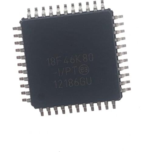 10PCS PIC18F46K80-I/PT TQFP-44 PIC18F46K80-IPT TQFP44 PIC18F46K80 18F46K80 New and original