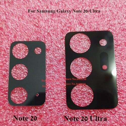 20pcs Original Glass Camera Lens For Samsung Galaxy Note 20 Note20 Ultra Lens Rear Back Camera Glass Lens cover With stickers