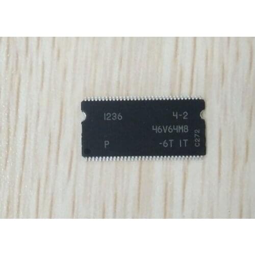 5PCS/lot 46V64M8 46V64M8-6T F MT46V64M8P-6TITTSSOP-66 Memory IC for car radio repair parts