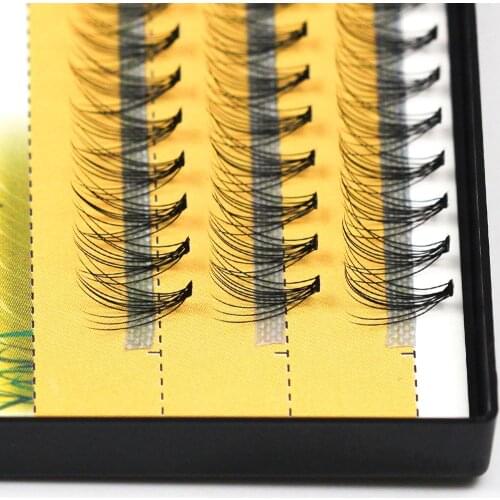 Softer feel 10D Individual Eyelashes 60 Pieces Clusters Natural Eyelash Extension Russia Volume Cilia Nesura lashes Make Up Tool