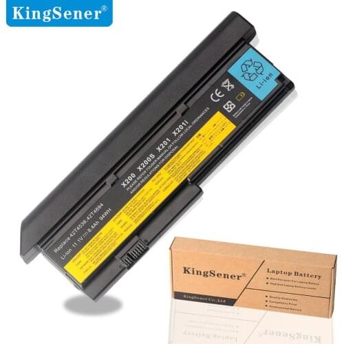 KingSener New Laptop battery For Lenovo IBM ThinkPad X200 X200S X201 X201I 42T4834 42T4535 42T4543 42T4650 42T4534 45N117