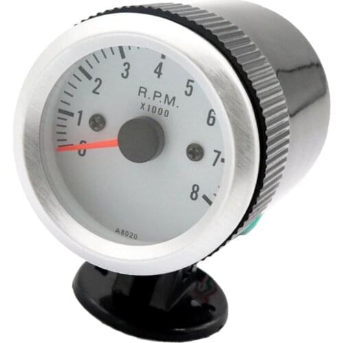 DC12V Universal Auto Car 2'' 9000RPM Tachometer Pointer Meter