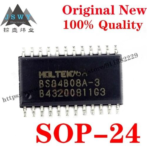 BS84B08A-3 Semiconductor A/D 8-key touch button MCU IC Chip Use for the DIY arduino nano uno Free Shipping BS84B08A-3
