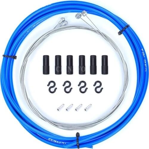 200Pcs/Lot 2M 4MM 5MM Bicycle Cable Shift Cables Bicycle Housing Equipment Mountain Bicycle Shifting Bike Cable Wire Cycling