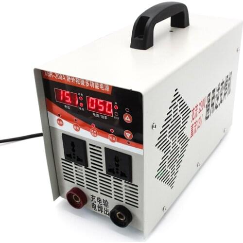 China arc potable 3 in 1 dc 12v ac 220v 200a waves spot welding equipment welder inverter machine