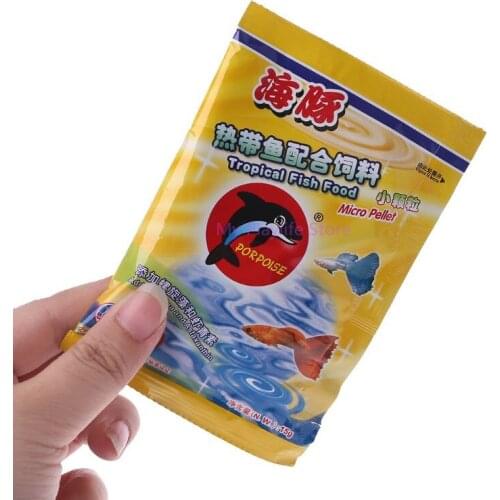 Tropical Fish Food for Aquarium Fish Tank Small Fish Healthy food Grain Feeding Feeder Fish Tank Supplies C42