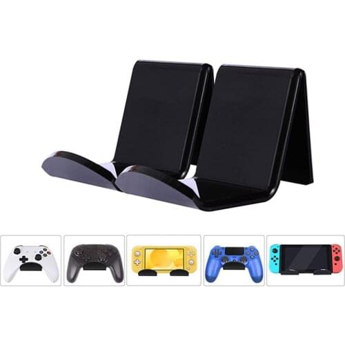 Game Controllers Bracket Acrylic Headset Gamepad Controller Wall Mount Game Accessories Holder Organizer for Gaming Headphones