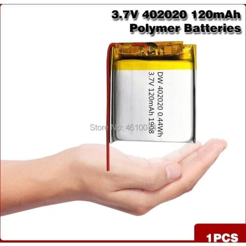 Liter energy battery 3.7V polymer lithium battery 402020 042020 MP3 120MAH small speaker Bluetooth small toys