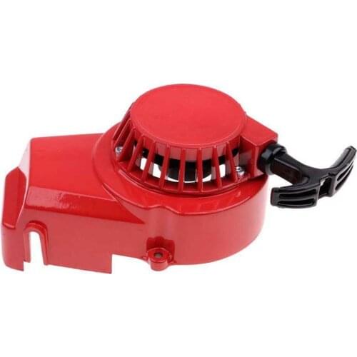 Metal Red Pull Start Recoil Starter Puller 43cc 47cc 49cc Aluminum ATV Mini Dirt Pocket Bike MINI POCKET BIKE ATV DIRT BIKE