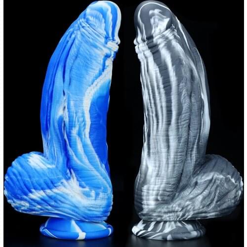 Huge Animal Penis Realistic Dildo with Suction Cup Soft Silicone Stimulate Cock Anal Sex Toys Masturbator for Men Women Couples