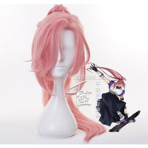 Cherry Blossom Wig Long Pink Hair Wig Anime SK8 the Infinity Cosplay Hair Synthetic Cosplay Wig 80cm