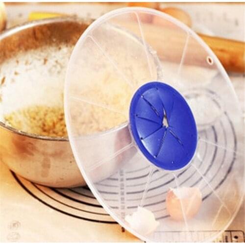Plastic Grill Screen Cover Egg Beater Cylinder Flour Butter Splash Blender Kitchen Baking Tools food silicone cover cooking pot