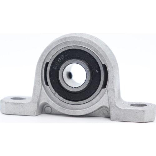 KP000 Bearing (4PCS) 10mm Shaft Support Spherical Roller Zinc Alloy Mounted Bearings Kirksite Insert Pillow Block Housing KP