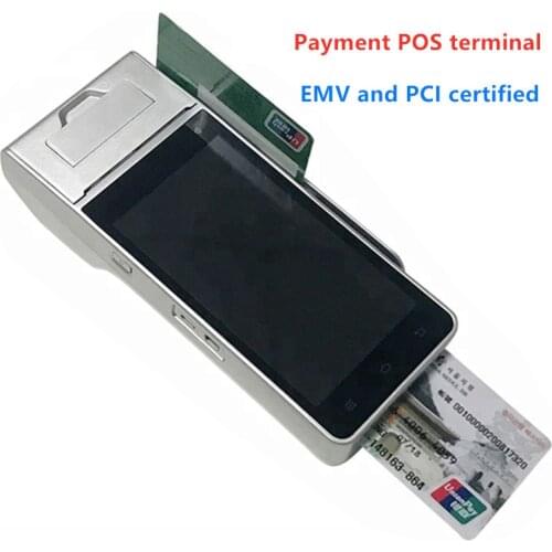 Handheld POS Terminal Android Portable Bluetooth Wifi Smart device EMV payment NFC pos terminal with printer