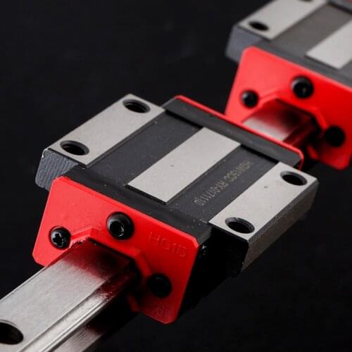 Precision rail 1PC HGH25 Linear guide + 2PCS HGH25CA Block or HGW25CC Flange Block L 300 400 500 600 700 800 - 1500 mm for CNC