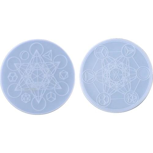 DIY Crystal Epoxy Mold Homemade Good-Looking Cool Magic Array Compass Swing Table Decoration Silicone Mold