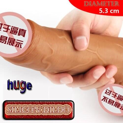 Sexy Realistic Dildo Adult Women Masturbator sex toy Huge Silicone Dildos with Sucker Large Penis Big Dick Female Strap on Dildo