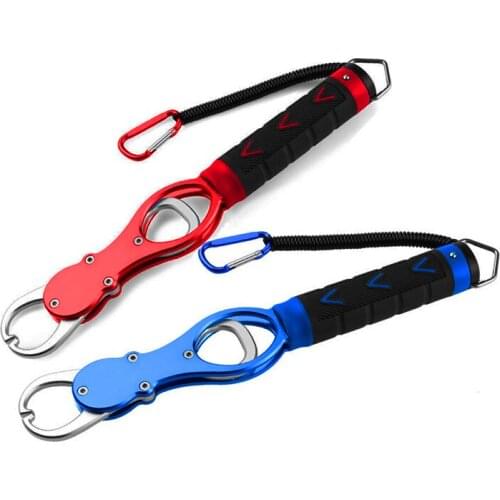 Fishing grip With Scale Catch Fishing Tool Fishing Accessories Aluminum Alloy With Fishing Rope Fishing Tackle