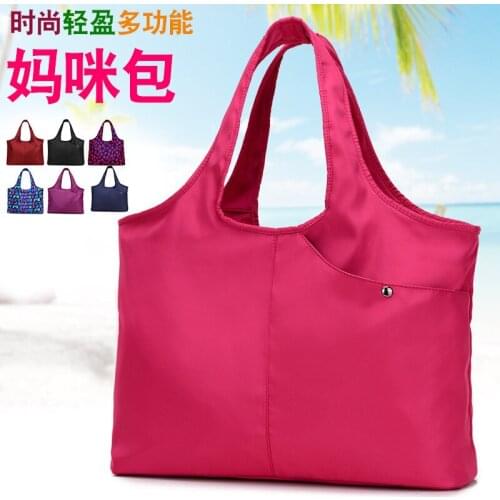 Yesetn Bag 110819 mummy bag large high capacity single shoulder bag versatile handbag waterproof nylon bag tote bag