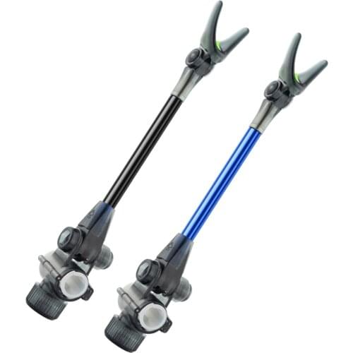 Telescopic Fishing Rod Holder Adjustable Fishing Pole Travel Stand Bracket 25-43cm Telescoping Hand Rod Holder Fishing Tool