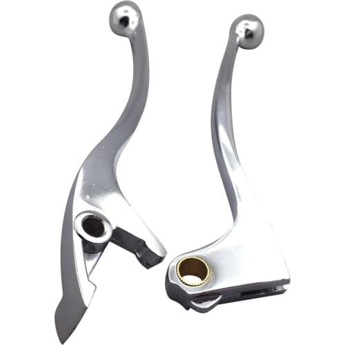 Yecnecty 1 Pair Motorcycle Brake Clutch Levers Chrome Motorbike Parts For Honda Magna 250/750 Shadow 400/750 Steed 400/600