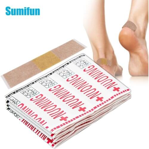 100Pcs Hemostasis Sticker First Aid Bandage Heel Cushion Adhesive Plaster Random Color Band Aid Wound Dressings Sterile Z37001