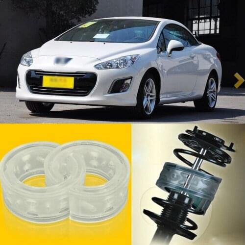 2pcs Power Front /Rear Shock Suspension Cushion Buffer Spring Bumper For Peugeot 308CC