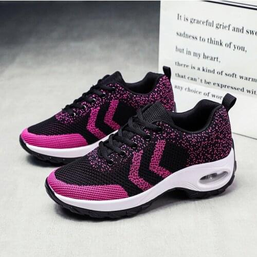 2020 Autumn Sport Shoes Woman Sneakers Female Running Shoes Breathable Hollow Lace-Up Chaussure Femme Women Fashion Sneakers