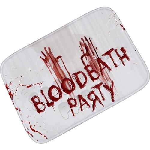 3D Blood hand prints Devils party Door Carpets for Living room bedroom decor Mat/Carpet Kitchen bathroom Entrance Non-slip Rugs