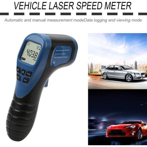 Car Exclusive Non-Contact RPM Meter Motor Speed Gauge Gun Style Surface Speed Tach Meter Speedometer Battery Not Included