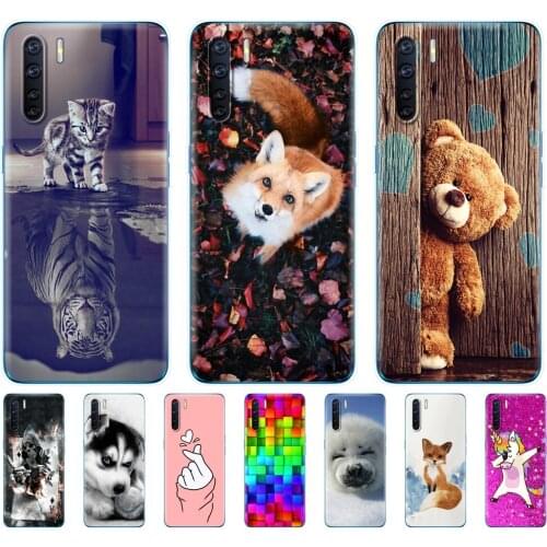 For OPPO A91 Case 6.4" Silicon Soft TPU Back Phone Cover For OPPO A 91 Capa OPPOA91 Case CPH2001 CPH2021 Protective Shell Bumper