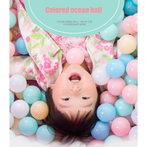 Baby Toy Ball 100pcs 5.5/7cm Colorful Ball Pits Soft Plastic Ocean Balls Funny Baby Kid Swim Pit Toy Water Pool Ocean Wave Ball