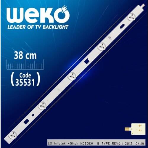 For LG INNOTEK 40INCH NDSOEM B TYPE REV0.1 - 38 CM 5 LED- (WK-1064)