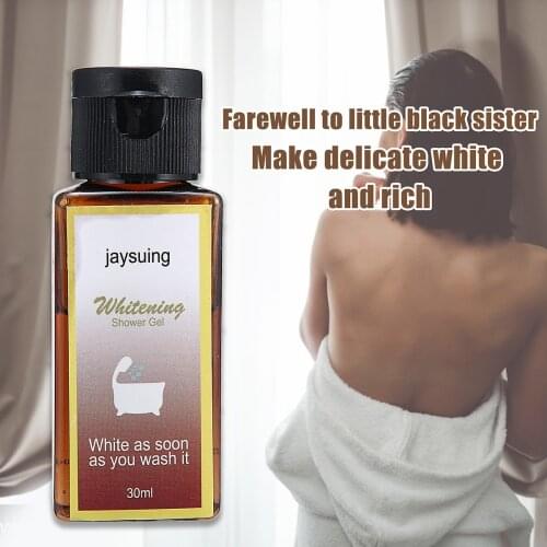 30ml Volcanic Mud Shower Gel Whole Body Wash Fast Whitening Deep Clean For All Skin Type Remove Excess Keratin