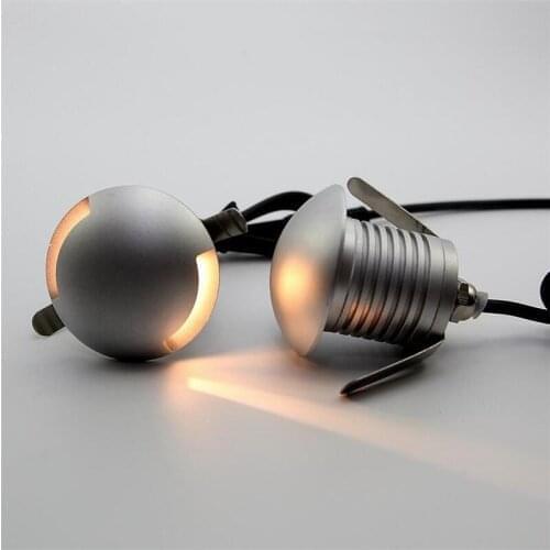 IP67 3W LED Buried Light DC12V 24V Waterproof Underground Lamps Mini LED Deck Light LED Floor Lamp For Outdoor Ground CE RoHS