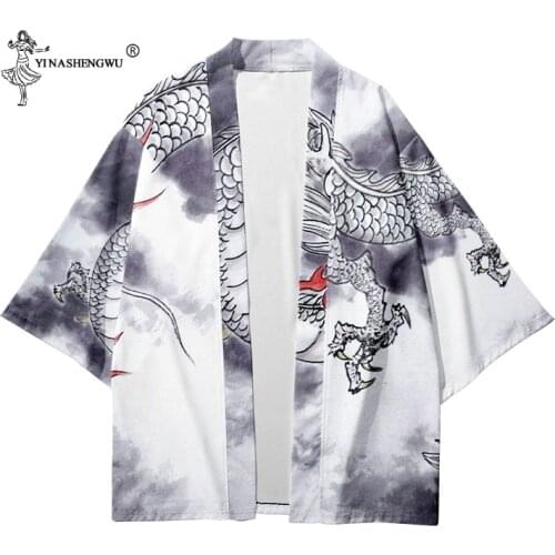 Kimono Cardigan Women Men Japanese Obi Male Yukata Mens Haori Japanese Samurai Clothing Traditional Japanese Kimono New Shirt