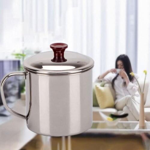 Coffee Tea Handle Cup Drinking Mug Ecofriendly Handle Design Large-capacity Stainless Steel Water Tea Storage Bottle for Camping