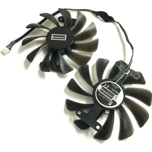 Graphics Card fan GALAXY GTX1070Ti GPU Alternative Cooler For ELSA GeForce GTX 1070 GTX1080 8GB GLADIAC Card As Replacement