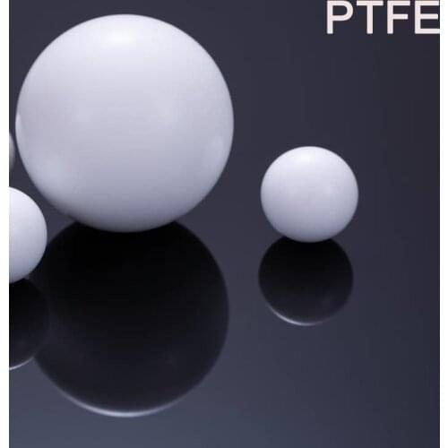 Laboratory PTFE Ball Pure White F4 Ball Bead Diaphragm Pump Corrosion Resistant Sealing Balls Diameter 3mm To 82mm