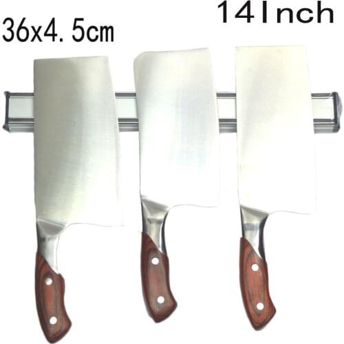 36x4cm High Quality Forceful Magnetic Knife Holder Aluminum alloy Block Magnet Knife Holder For Stainless Steel Knife