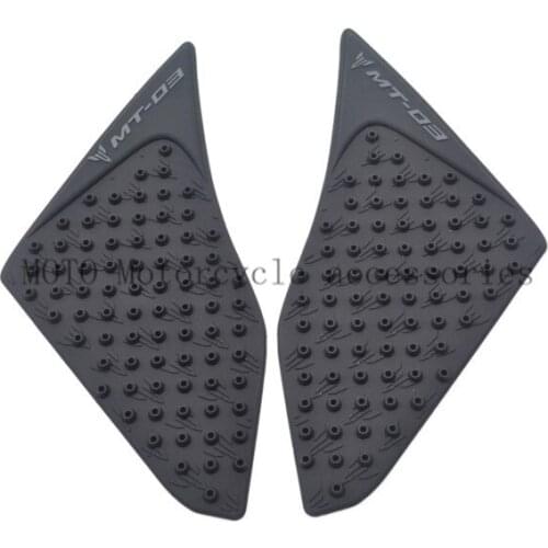 Motorcycle Tank Traction Pad Side Knee Grip Protector Decals for yamaha MT03 MT-03 2015 2016 Motorbike Knee Grip Decals Stickers