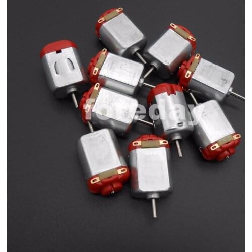 NEW 10 PCS Mini motors R130 motor Type 130 Hobby motor 8000 RPM 0.35-0.4A 3-6V 25* 15* 20mm*FD170X10